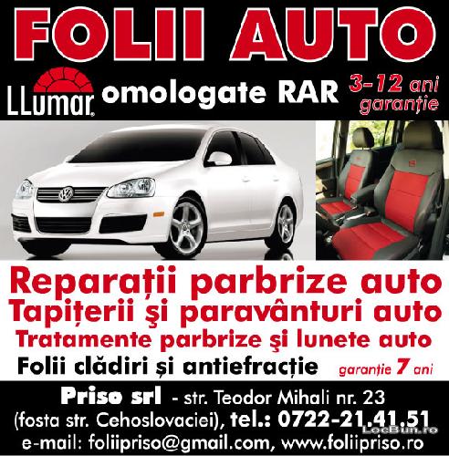 Fotografie Folii auto,reparatii parbrize,paravant,tapiterii auto